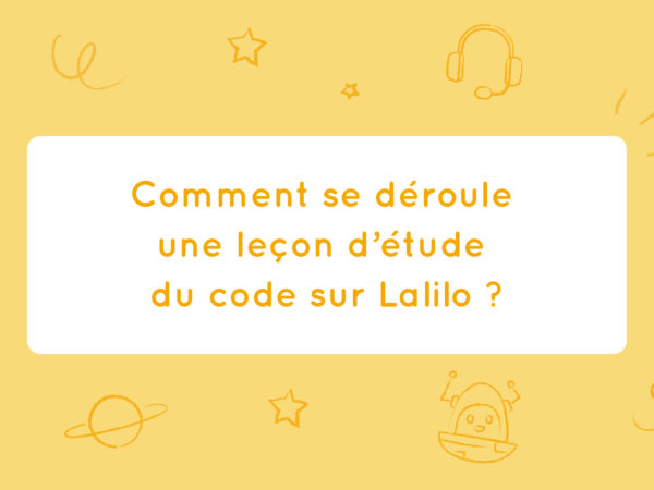 Comment se déroule une leçon d’étude du code sur Lalilo ?